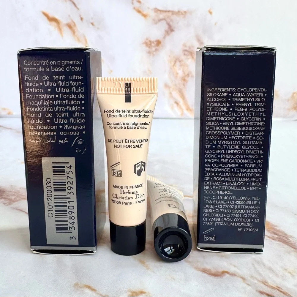 Diorskin Forever Undercover Foundation 030 Medium Beige (2) Deluxe Sample Minis